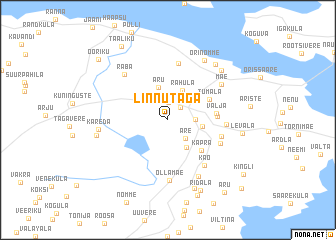 map of Linnutaga