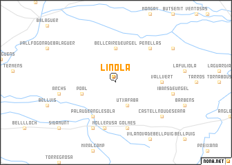 map of Liñola