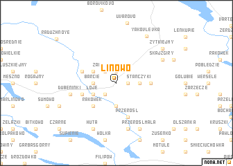 map of Linowo