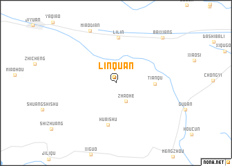 map of Linquan