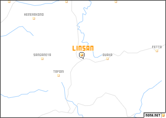 map of Linsan