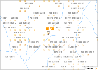 map of Linsa