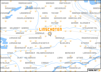map of Linschoten