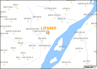 map of Linshan