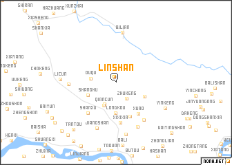 map of Linshan