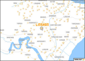 map of Linshan