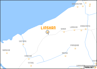 map of Linshan