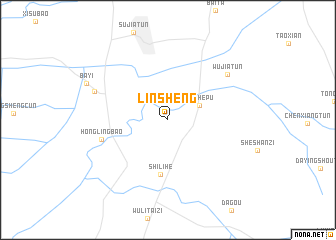 map of Linsheng