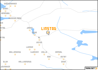 map of Linstad