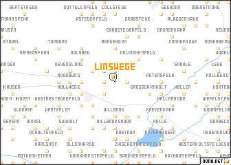 map of Linswege