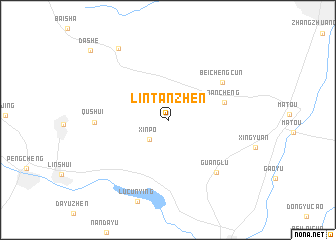 map of Lintanzhen