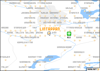 map of Lintäppan