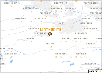 map of Linthwaite