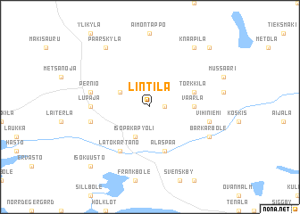 map of Lintilä