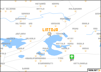 map of Lintoja