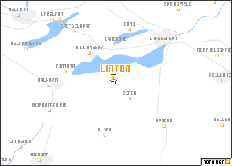 map of Linton