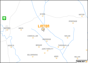 map of Linton