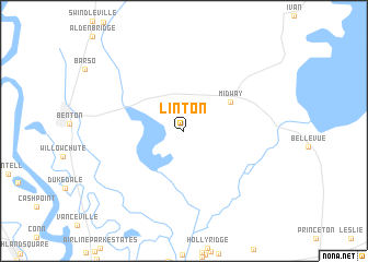 map of Linton