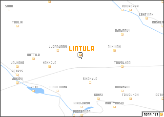 map of Lintula