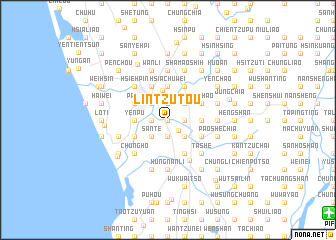 map of Lin-tzu-t\