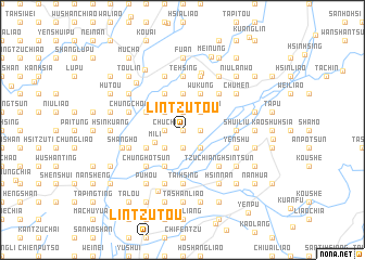 map of Lin-tzu-t\