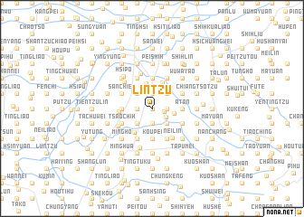 map of Lin-tzu