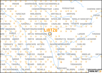 map of Lin-tzu