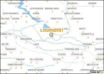 map of Linumhorst