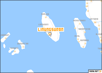 map of Linungsuran