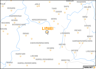 map of Linwei