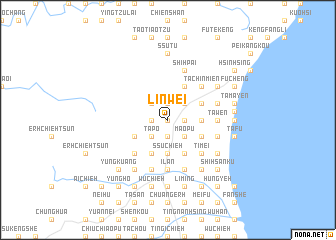 map of Lin-wei