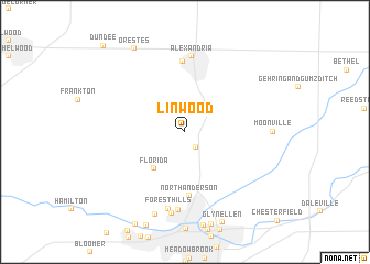 map of Linwood