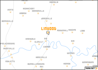 map of Linwood