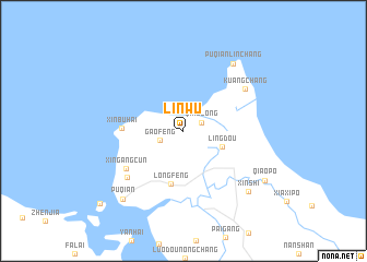map of Linwu