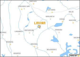 map of Linxian