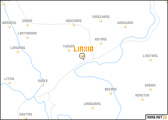 map of Linxia