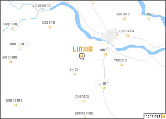 map of Linxia