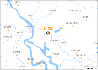 map of Linxi