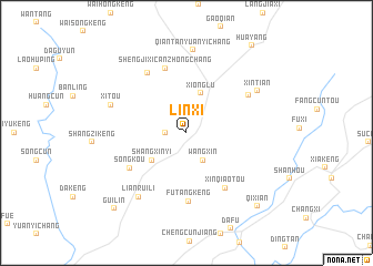 map of Linxi