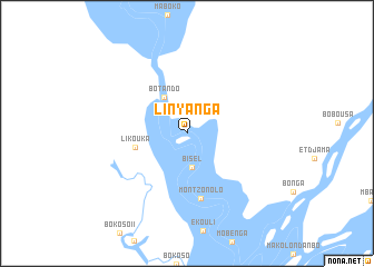 map of Linyanga