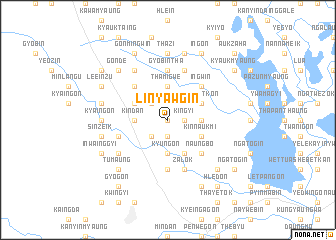 map of Linyawgin