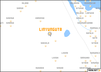 map of Linyunguta