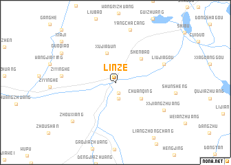 map of Linze