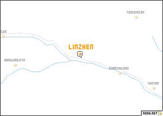 map of Linzhen