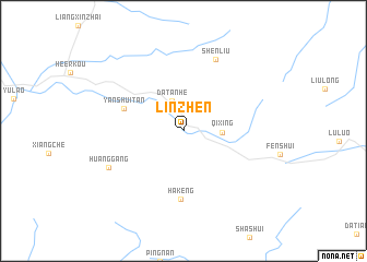 map of Linzhen