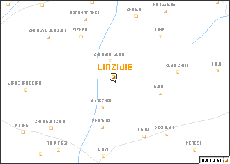 map of Linzijie