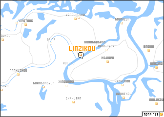 map of Linzikou