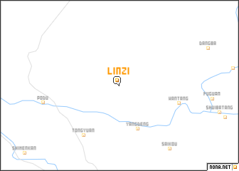 map of Linzi