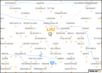 map of Linz