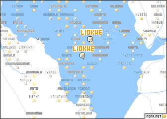 map of Liokwe